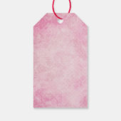 バラメリークリスマスピンク ギフトタグ (裏面)