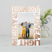 バラメリー金ゴールドと明るい愛と光 箔シーズンカード (立ち正面)