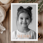 バラメリー金ゴールドクリスマスカード | 休エレガント日 箔招待状