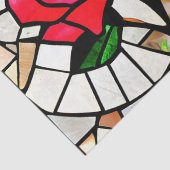 バラモザイクのステンドグラスのアートの切り離し 薄葉紙 (詳細)