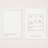 バラモダンつるラベル (正面&裏面)