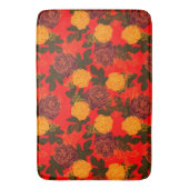 バラモダンはっきりした赤 バスマット (正面縦)