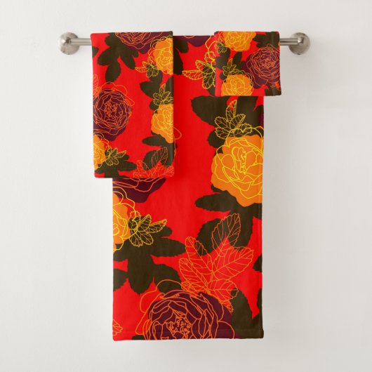 バラモダンはっきりした バスタオルセット (インサイチュ)