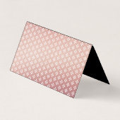 バラモダンゴールドフォイルのスクリプトアドバイスカード 名刺 (裏面)