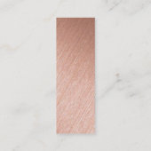 バラモダンゴールドフォイルスクリプトギフトラベル スキニー名刺 (裏面)