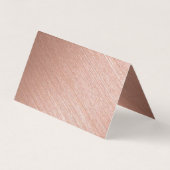 バラモダンゴールドフォイル写真Save The Date Card 名刺 (裏面)