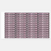 バラモダンゴールドフォイル瑪瑙グリッターリップグロスキュート ラベル (シート)