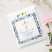 バラモダンダスティブルーウォーターカラーバプティスボーイ フェイバーバッグ (封をした状態)