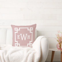 バラモダンピンクギリシャ鍵カスタムモノグラム