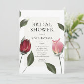 バラモダンフローラブライダルシャワー招待 招待状 (スタンド正面)