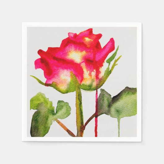 バラモダンフローラ スタンダードカクテルナプキン (正面)