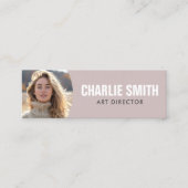 バラモダンミニマル写真 スキニー名刺 (正面)