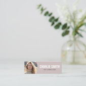 バラモダンミニマル写真 スキニー名刺 (スタンド正面)