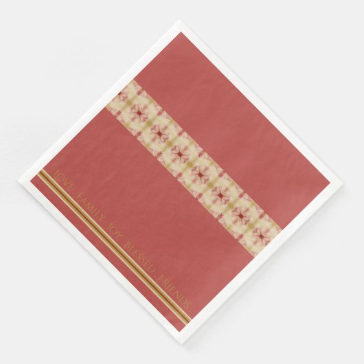 バラモダン色ピンクの花柄 (コーナー)