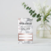 バラモダン金ゴールドとシルバー美しいサロンの紹介 紹介カード (スタンド正面)