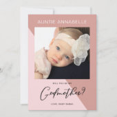 バラモダン金ゴールドのゴッドマザー提案 招待状 (正面)