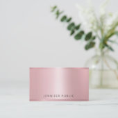 バラモダン金ゴールドエレガントプロフェッショナルテンプレート 名刺 (スタンド正面)