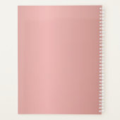 バラモダン金ゴールドエレガントGlam Any Yearアポイントメント プランナー手帳 (裏面)