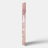 バラモダン金ゴールドグリッタードリップスグラデーションティアラ Case-Mate iPhoneケース (裏面 / 右)