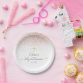 バラモダン金ゴールドグリッターファーストホーリーコミュニオン ペーパープレート (パーティー)