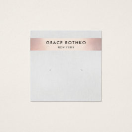 バラモダン金ゴールドスストライプッドイヤリングディスプレイ