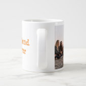 バラモダン金ゴールドスタイリッシュ写真マグカップ ジャンボコーヒーマグカップ (裏面)