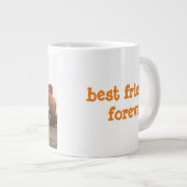 バラモダン金ゴールドスタイリッシュ写真マグカップ ジャンボコーヒーマグカップ (正面右)