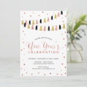 バラモダン金ゴールドニューイヤーイブパーティー 招待状 (スタンド正面)