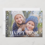 バラモダン金ゴールドハッピーニューイヤー2024写真 シーズンカード (正面)