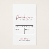 バラモダン金ゴールドブティックスイングラベル価格ラベル (裏面)