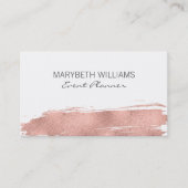 バラモダン金ゴールドブラシストローク名刺 名刺 (正面)