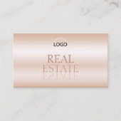 バラモダン金ゴールドブラック鏡文字(ロゴ付き) 名刺 (正面)