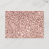 バラモダン金ゴールドベビーシャワー |ブックリクエスト エンクロージャーカード (裏面)