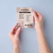 バラモダン金ゴールドホームクリーニングハウスキーピング チラシ (手)