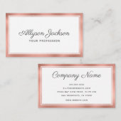 バラモダン金ゴールドミニマル 名刺 (正面/裏面)