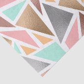 バラモダン金ゴールドミント金属三角形ジオメトリ 薄葉紙 (詳細)