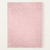 バラモダン金ゴールドモノグラム&モチベーション黒 プランナー手帳 (裏面)