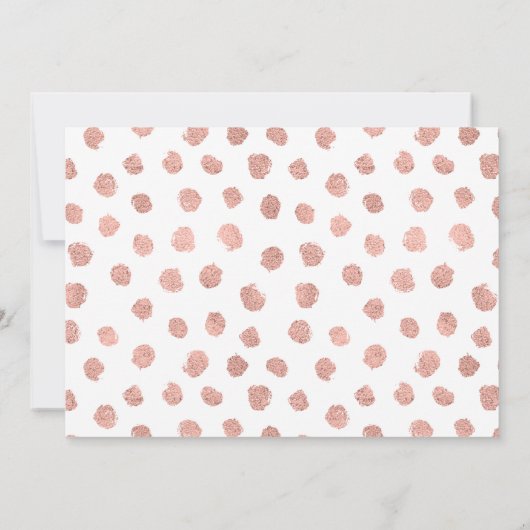 バラモダン金ゴールドラブ日付カードの保存 セーブザデート (裏面)