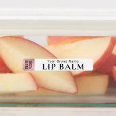 バラモダン金ゴールド口紅リップバーム管防水 ラベル (貼付)