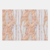 バラモダン金ゴールド大理石グリッターフォイル ラッピングペーパーシート (正面)