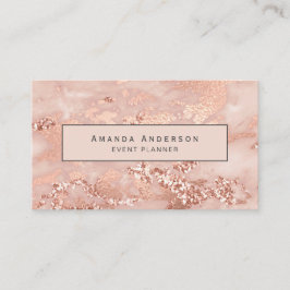 バラモダン金ゴールド大理石 名刺