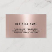 バラモダン金ゴールド弁護士弁護士写真 名刺 (裏面)