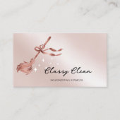 バラモダン金ゴールド清掃サービスのハウスキーピング 名刺 (正面)