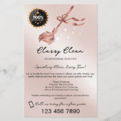 バラモダン金ゴールド清掃サービス チラシ (正面)