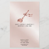 バラモダン金ゴールド清掃サービス チラシ (裏面)