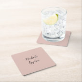 バラモダン金ゴールド独占的プロフェッショナル名 スクエアペーパーコースター (インサイチュ)