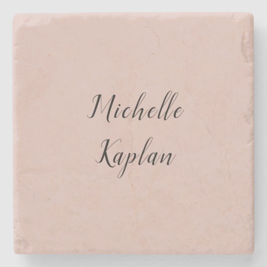 バラモダン金ゴールド独占的プロフェッショナル名 ストーンコースター (正面)