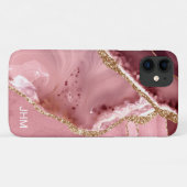 バラモダン金ゴールド瑪瑙 Case-Mate iPhoneケース (裏面(横))