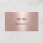 バラモダン金ゴールド眼科医 名刺 (裏面)