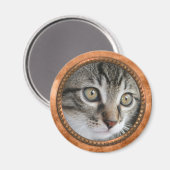 バラモダン金ゴールド金属光孔マグネット マグネット (正面/裏面)